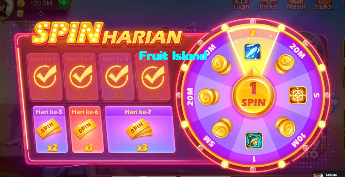 Fruit Island casino presented on mobile device in Pakistan with slots and live games